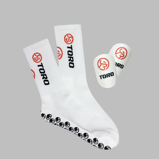 Toro Grip Sock and Mini Shin Pad Bundle